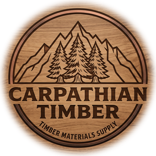 Carpathian Timber emblem engraved in wood